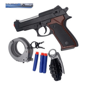 Policejní pistole s doplňky