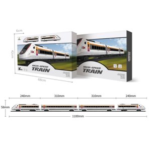 Set železnice  - Elektrická lokomotiva s vagóny a příslušenstvím