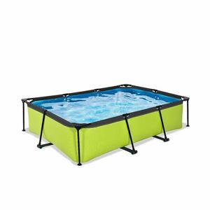EXIT Limetkový bazén 300x200x65cm s filtračním čerpadlem - zelený