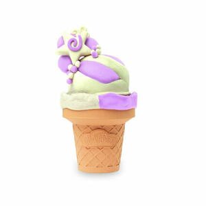 Play Doh Modelína jako zmrzlina -  bílo fialová
