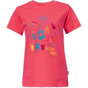 Vaude Kids Lezza T-Shirt - bright pink/arctic 98