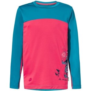 Vaude Kids Solaro LS T-Shirt II - bright pink/arctic 98