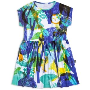 Wouki Dětské šaty TAKO - forest blue 104