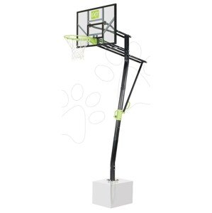 Basketbalová konstrukce s deskou a košem Galaxy Inground basketball Exit Toys ocelová uchycení do země nastavitelná výška