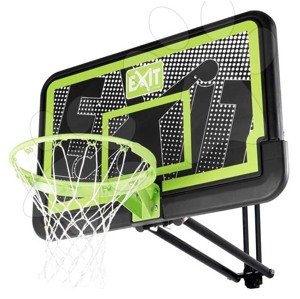 Basketbalová konstrukce s deskou a košem Galaxy wall mount system black edition Exit Toys ocelová uchycení na zeď nastavitelná výška