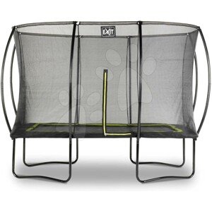 Trampolína s ochrannou sítí Silhouette trampoline Exit Toys 214*305 cm černá