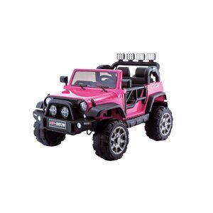 mamido Dětské elektrické autíčko Jeep HP012 růžové