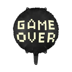 Balónek fóliový Game over černý Albi